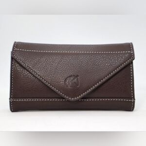 KL Select Leather Mobile Phone Pocket Size 7" X 4" Brown
